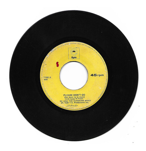 Single 45 Kc & The Sunshine Band- Please Don't Go 1979 (Usado)