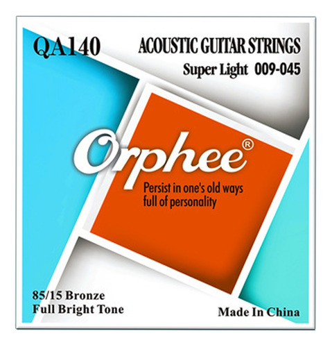 Orphee Qa150 Cuerdas Para Guitarra Acústica 10-50