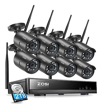 Zosi H.265+ 1080p 16 Channel Security Camera System, Kyrno