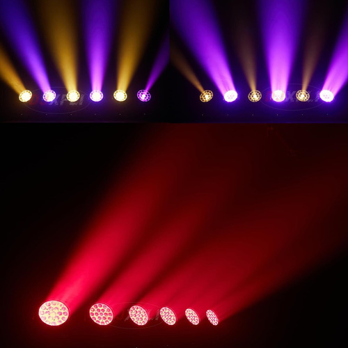Luz De Dj Led De Escenario, Haz De Zoom, Control De Círculo