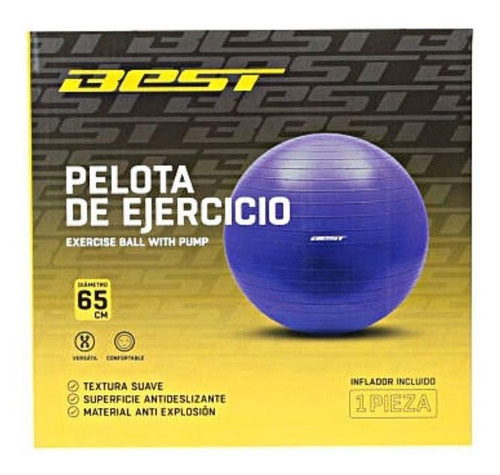 Imagen 2 de 4 de Pelota De Yoga Y Pilates Best Fitness