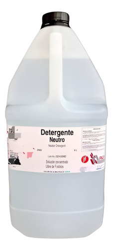 Detergente Neutro P/laboratorio Biodegradable 4 L Fagalab