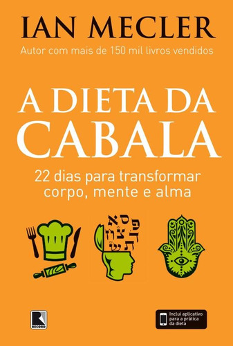 A dieta da Cabala, de Mecler, Ian. Editora Record Ltda., capa mole em português, 2015