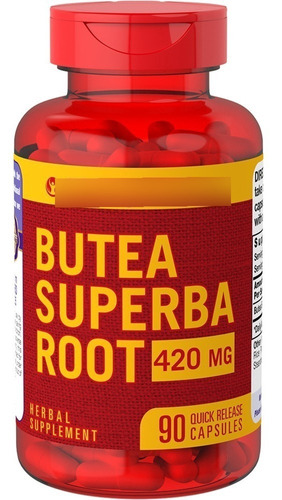Butea Superba Root - 420mg. - 90 Capsulas - Piping Rock