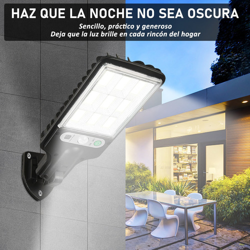 Luz Solar Mazorca Al Aire Libre Super Brillante Lám 3 Modos