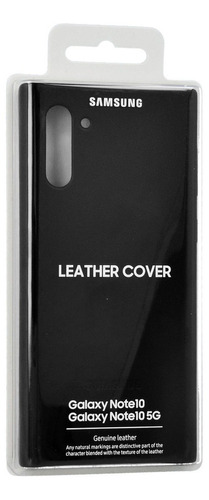 Samsung Leather Cover Case Para Galaxy Note 10 Normal