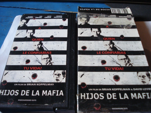 Vhs Hijos De La Mafia ( Vin Diesel, John Malkovich)