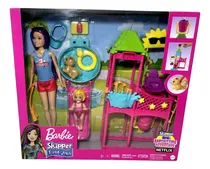 Comprar Playset Conjunto Boneca Menina Skipper Parque Aquático - Profissões Profissão Salva Vidas - Acompanha Acessórios Toboágua E Mini Pet Animal Cachorro Cachorrinho - Irmã Da Barbie - Mattel Brinquedos