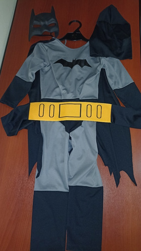 Disfraz Batman Liga De La Justicia Sulamericana Negro (Usado)