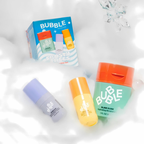 Set De Navideño Bubble Frosty Faces - 3 Productos