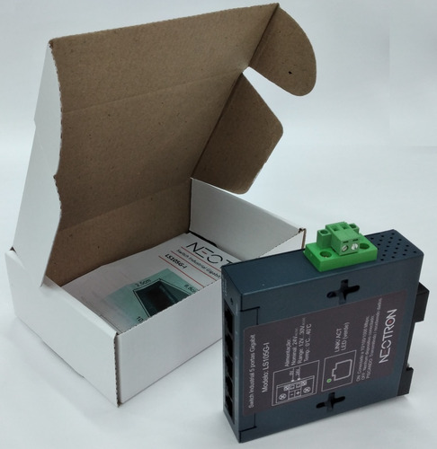 Imagem 8 de 8 de Switch Industrial Ethernet Gigabit 5 Portas Trilho Din 24v