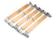 Comprar Perchas De Madera De La Falda De Los Pantalones Del Final Na