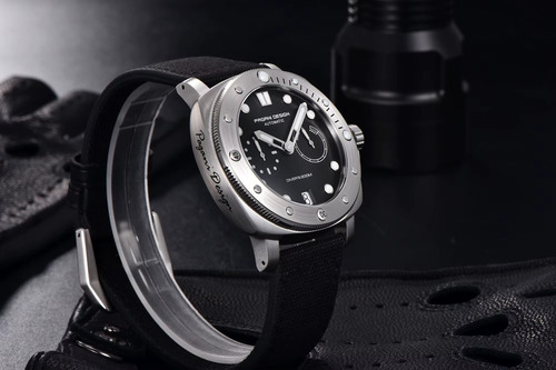 Reloj Hombre Pagani Design Pd-1767 Automatico Negro Negro Plateado Negro