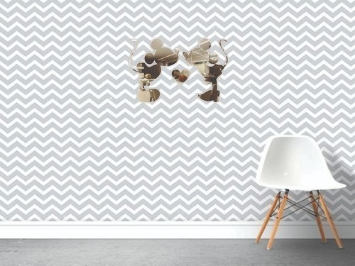 Decoração Para Quarto Infantil Mickey Minnie Espelhado