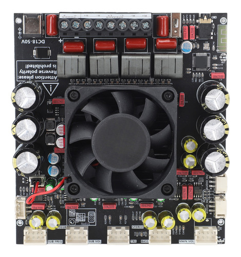 Subwoofer De Placa Amplificadora Estéreo Digital 2x300w E 60
