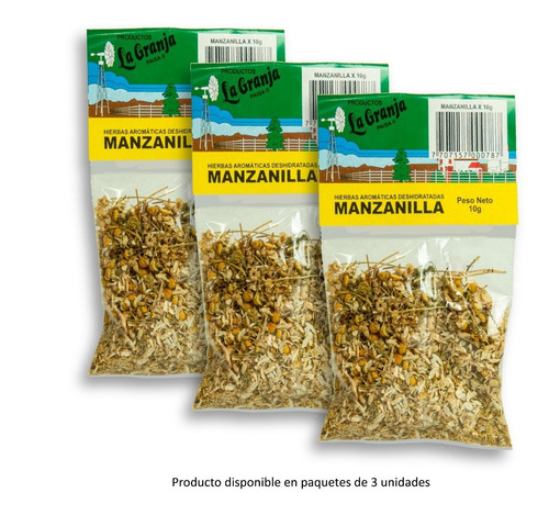 Manzanilla 10g *3  - G A $162 - g a $221