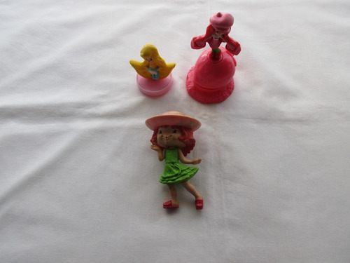 Lote 3 Muñecas Frutillitas De Colección De Mac Donald's, (Usado)