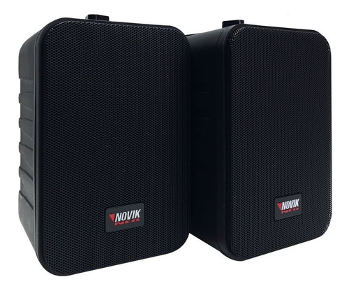 Altavoz acústico ambiental Novik NVK de 25 pares Black Studio