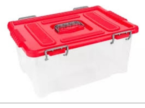Caja Organizadora 10 Litros Con Tapa Color