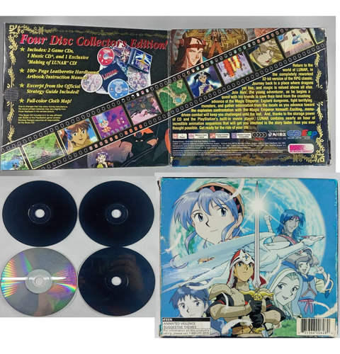 Lunar Silver Star Story 4cds 1999 Playstation Retromx (Usado)