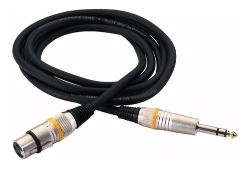 Cable Armado Warwick Rcl 30386 6 Metros Xlr A Plug 6,5 Blced