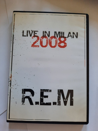 R. E. M / Live In Milán 2008 / Dvd Rem
