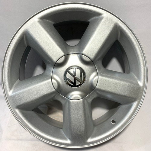 Roda Aro 17 Vw Gol Gti Zk460 Parati 4x100 / Jogo 4 + Bicos Cor Prata