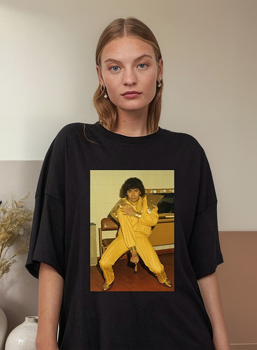 Remera Unisex Mona Jimenez Amarillo Personalizada Algodón