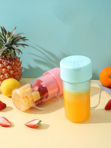 1 Mini Vaso Licuadora Portatil Usb 420ml P/jugos Proteinas Agua