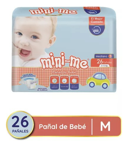 Pañales Minime Medio Bulto (5 Paq) Talla M