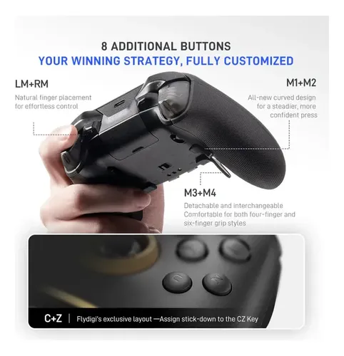 Flydigi Vader 5 Pro Dragon Ball Z Controle Wireless 1000hz