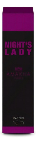 Night's Lady Amakha Paris para mujer, 15 ml