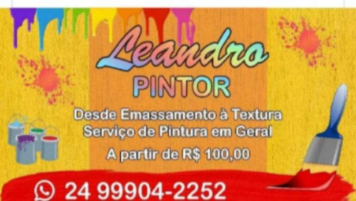 Imagem 1 de 1 de Pintor Aparti De Cem Reais Emassar E Textura 150 Reais