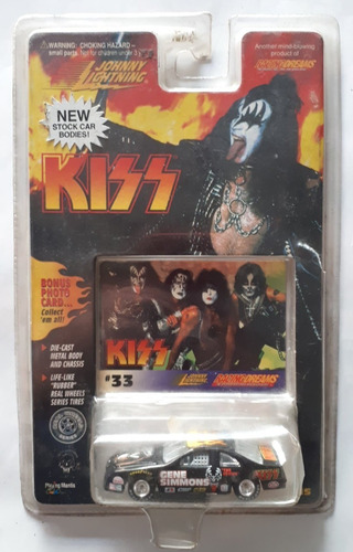 Carro Kiss Gene Simmons Johnny Lightning 1997 Tarjeta # 33