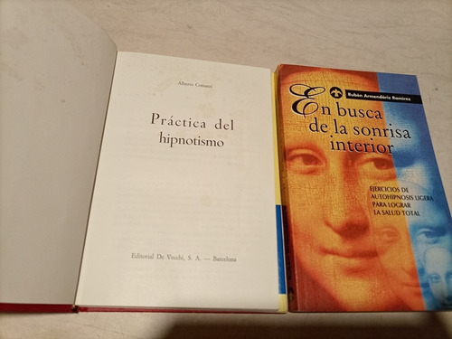 Libro. Dos Ejemplares Sobre Hipnotismo E Hipnosis. (Usado)