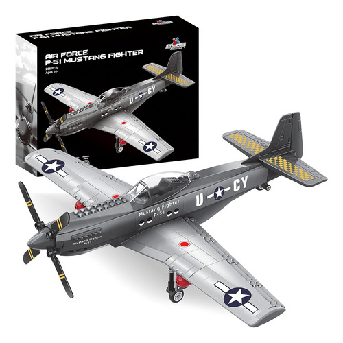 Apostrophe Games Ww2 P-51 Mustang Fighter Plane - Juego