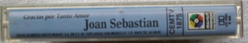 Joan Sebastian Gracias Por Tanto Amor Cassette Musart 1998 (Usado)