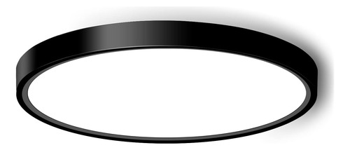 Lámpara De Techo Led De Montaje Empotrado, Techo Led Negro M