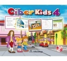 Libro Escolar Ciber Kids 4 - Tics Por Competencias