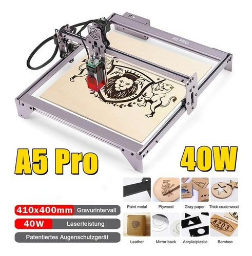 Grabador Láser Atomstack A5 Pro 40w Y Completo De Accesorios
