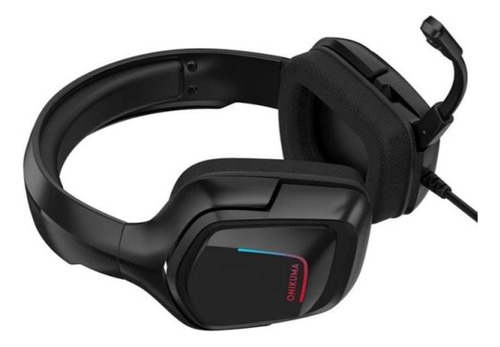 Auriculares Onikuma K20 para jugadores negros con luz LED RGB