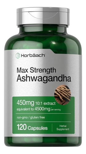 Ashwagandha 450 Mg Extract 120 Cap Horbaach