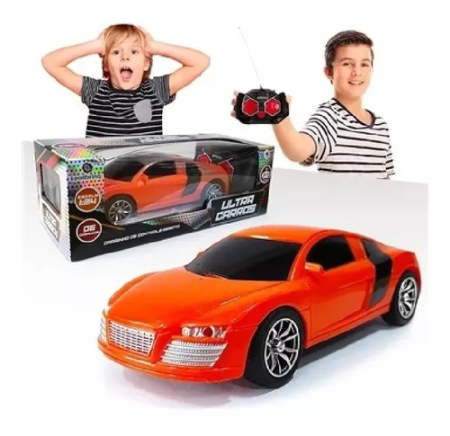 Carrinho Controle Remoto Esportivo 4 Funcoes 1:24 Vermelho