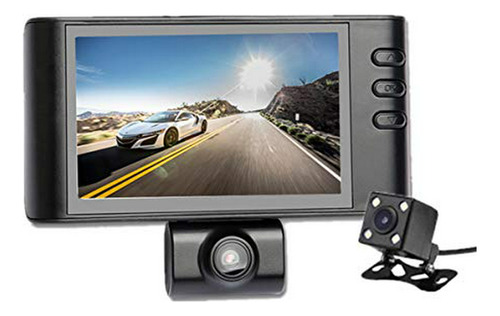 Auto, Carro, Sensor, Reve Lialiya 3 Lens Dash Cam, 1080p Fhd