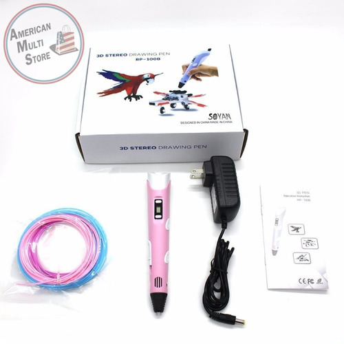 Imagen 4 de 7 de Lápiz 3d Eléctrico 3.0 + Filamento Gratis Impresora 3d