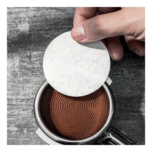 Papel De Filtro Espresso De 533 Mm Para Portafiltro De 54 Mm
