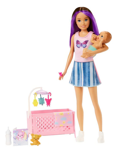 Barbie Set De Juego Muñeca Skipper Para Niñas De 3 Años / G