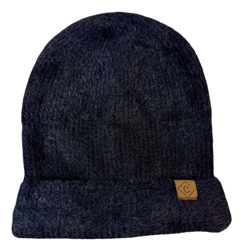 Gorra De Lana Tejida, Sueve Abriga Otoño Invierno Negro Unico Tejido