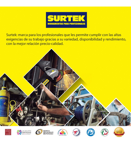 Imagen 3 de 6 de Prensa Hidráulica De Acero Industria Mecanica 30ton Surtek