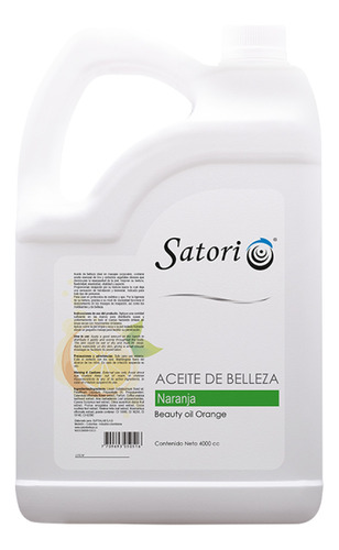 Aceite Naranja X4000cc Satori - mL a $55